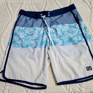 Oceanic Floral Men's Board Shorts